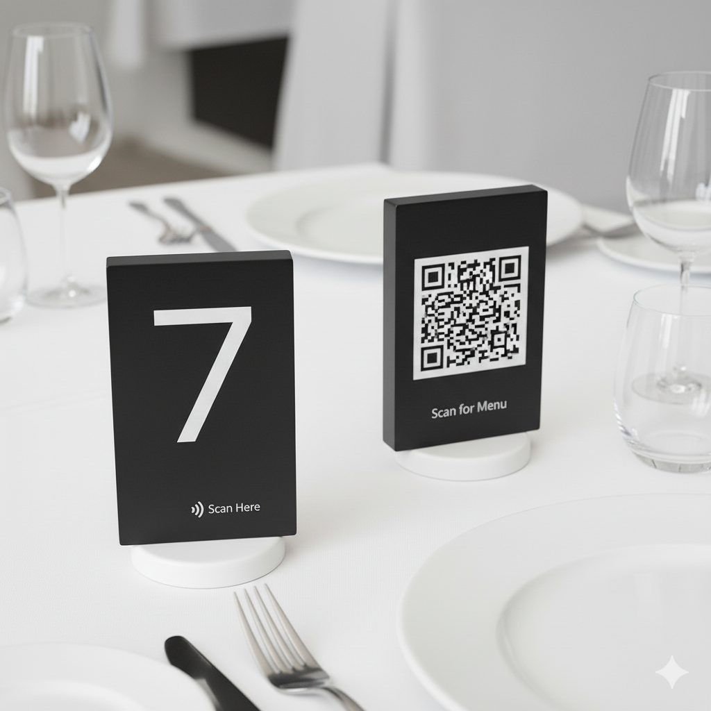 Anteprima segnaposti QR e NFC